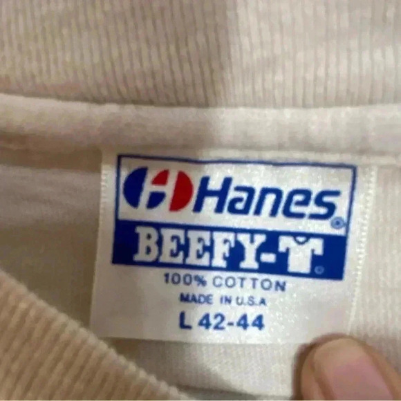 Aspen Hanes beefy tshirt single stitch 1982 80s skiing mountain graphic shirt - Picture 6 of 6